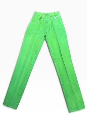 Vintage Rocky Mountain Green Jeans Womens 7/28 x 36